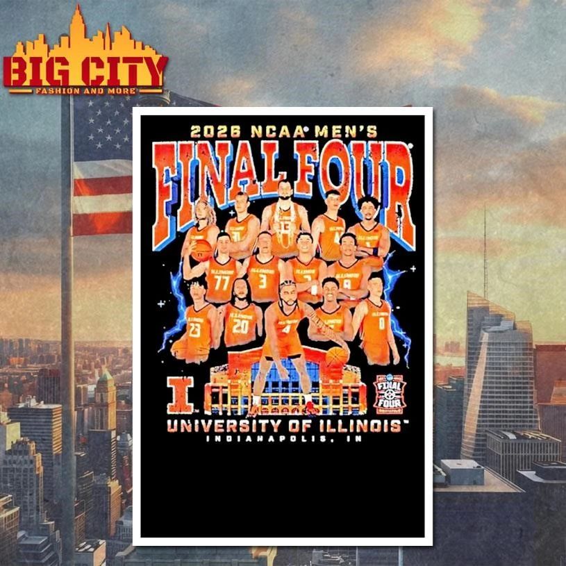 University Of Illinois Mens Basketball 2026 Final Four Shirt