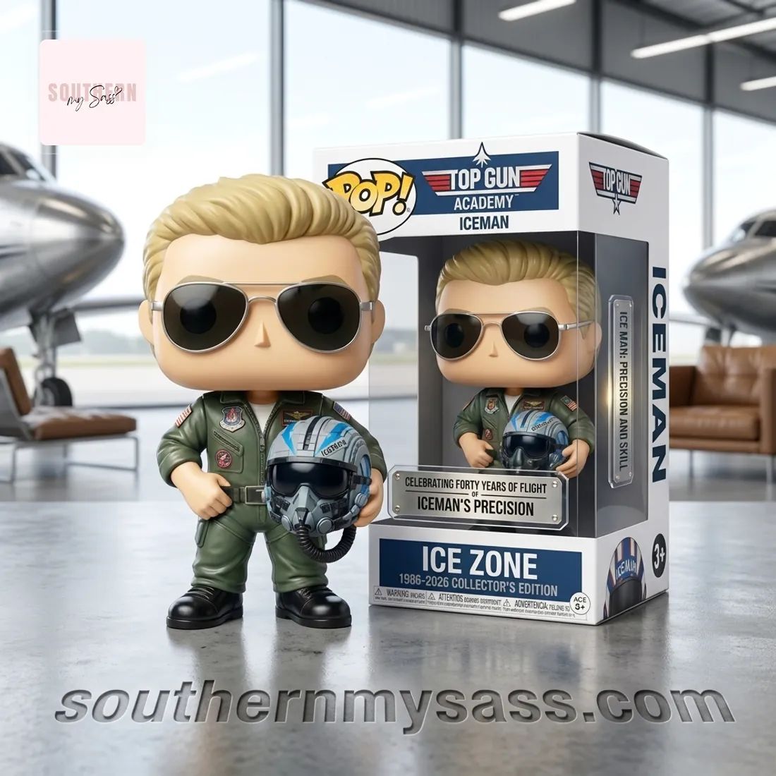 Gun Iceman 40th Anniversary 1986-2026 Collector’s Edition Funko Pop Figure Doll