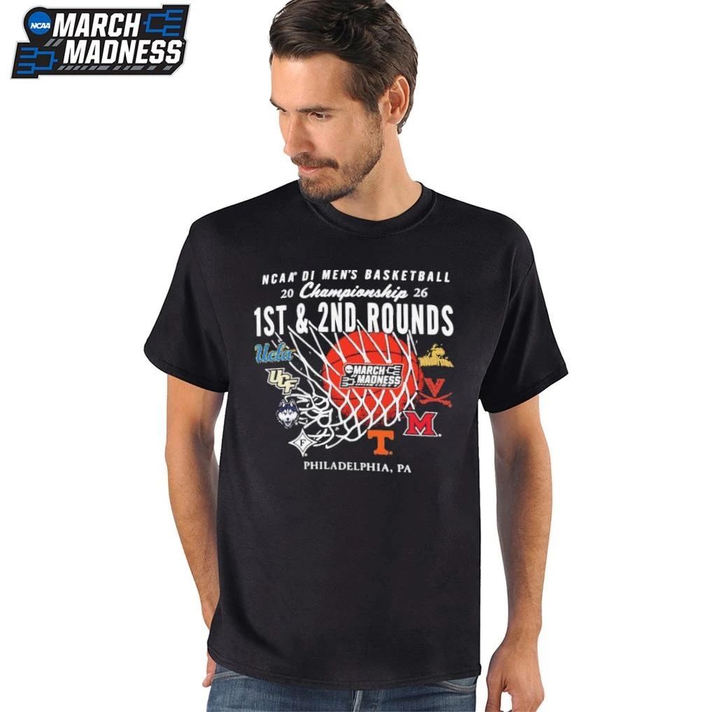 Philadelphia,PA 2026 NCAA Men’s Basketball March Madness 1st 2nd Round Bound T-Shirt