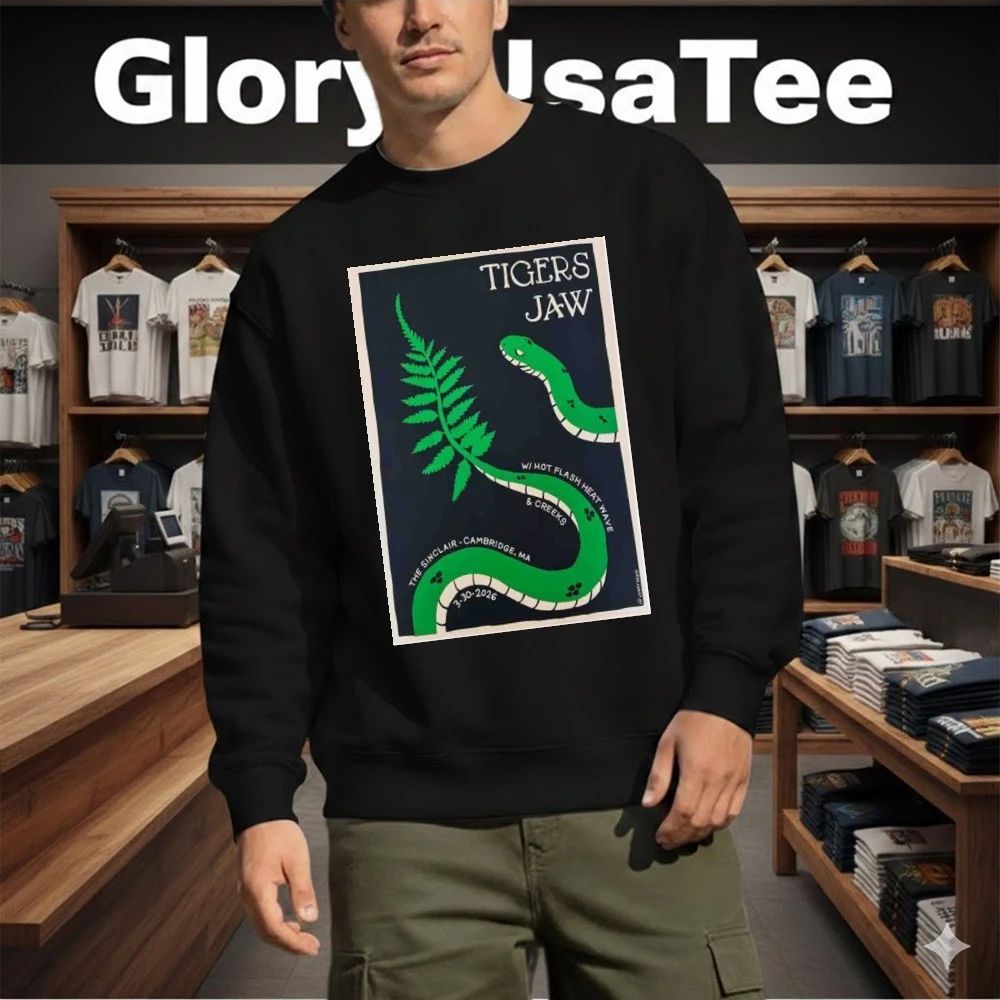 Tigers Jaw The Sinclair On Mar 30 2026 Concert Poster Shirt