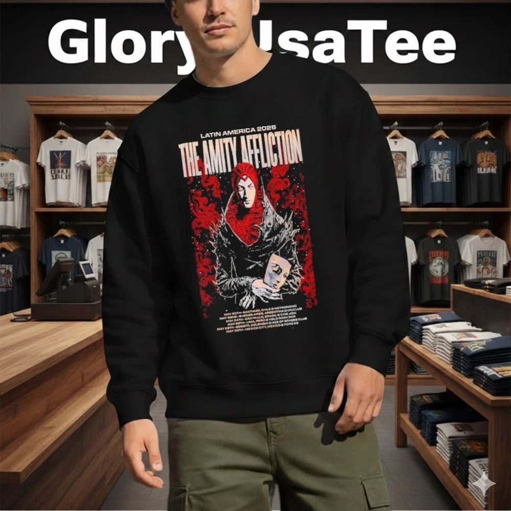The Amity Affliction 2026 Latin America Tour Shirt