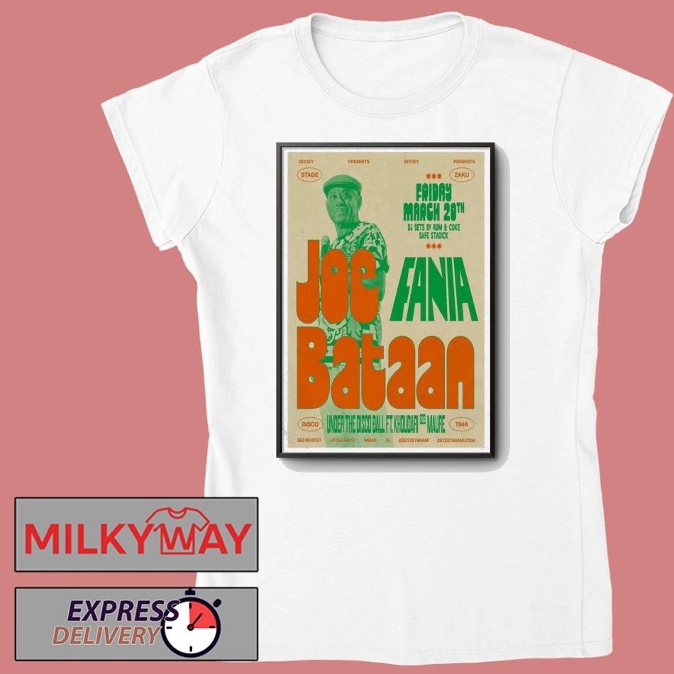 Joe Bataan At Poster Mar 20 2026 shirt