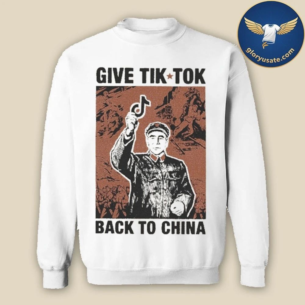 Give Tik Tok Tech Back To China Woven Shirt