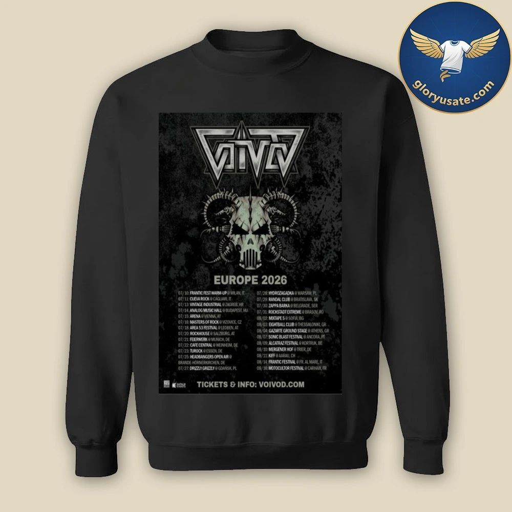 VOIVOD European 2026 Poster Shirt