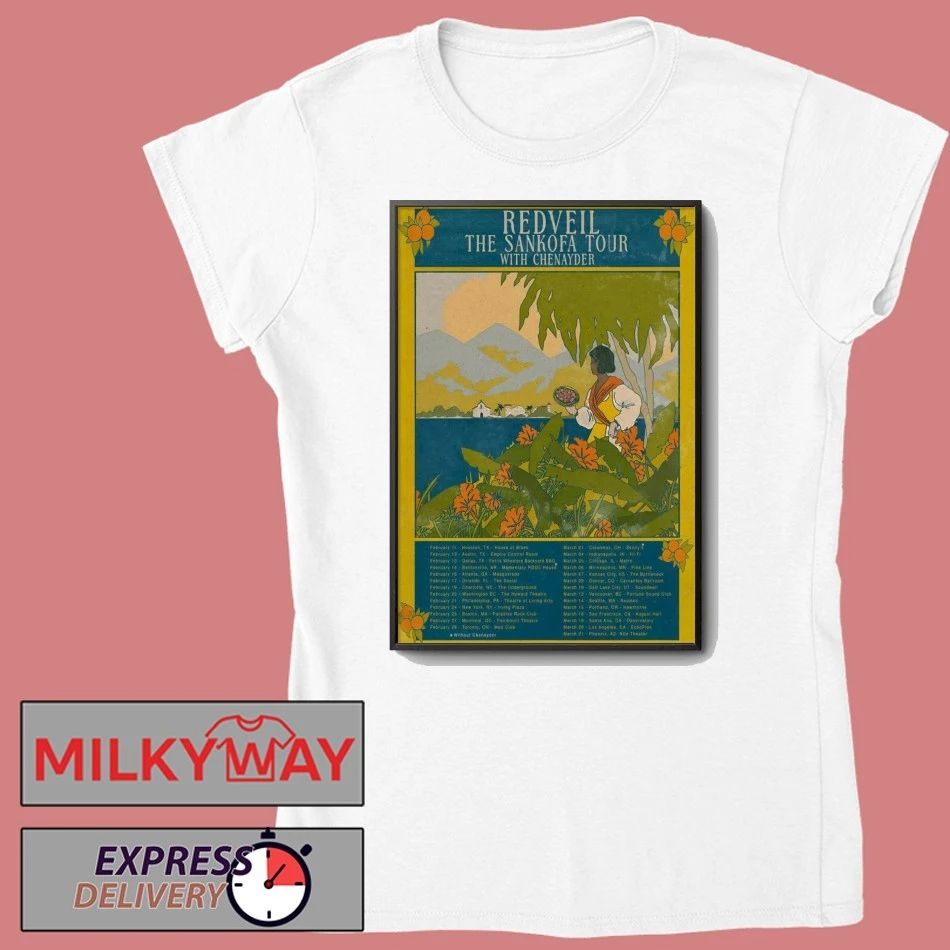 Redveil The Sankofa 2026 Shows Poster shirt
