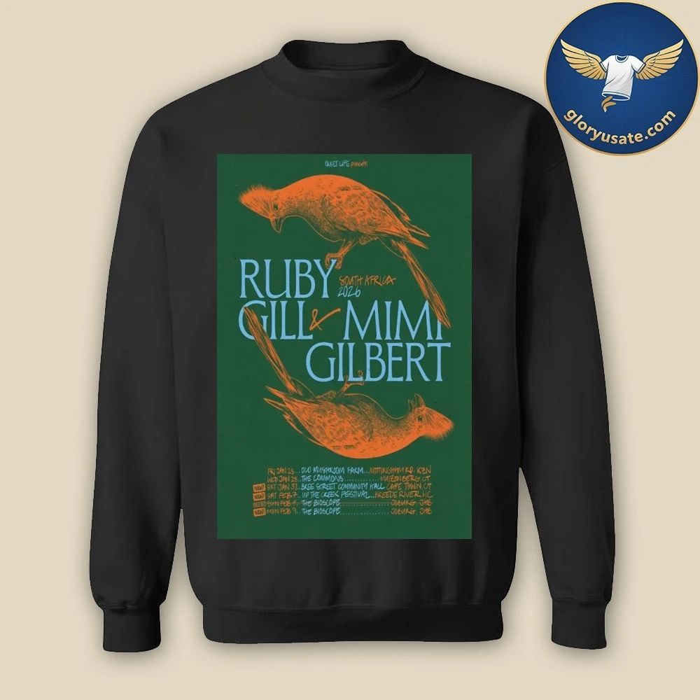 Ruby Gill And Mimi Gilbert 2026 South Africa Shows Poster Shirt