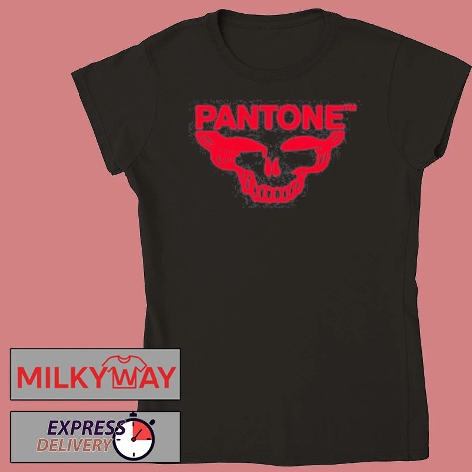 PANTONE™ Grateful Red SYF Stealie Blue shirt