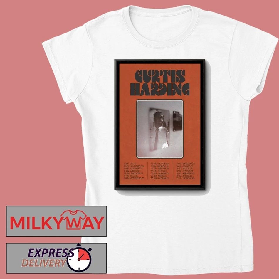 Poster Curtis Harding Tour Europe 2026 shirt