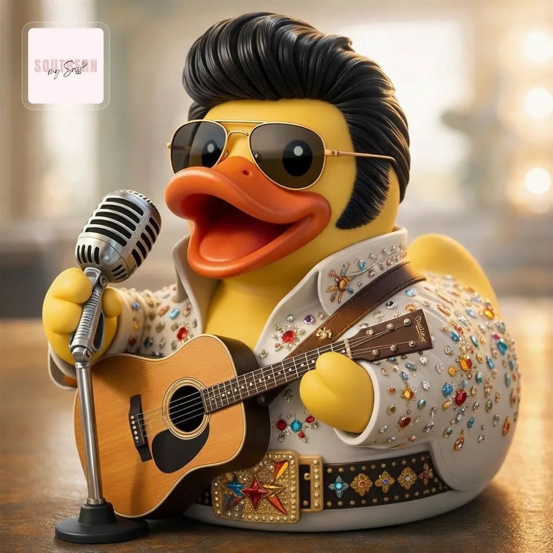 Elvis Presley King of Rock Collectible Rubber Duck