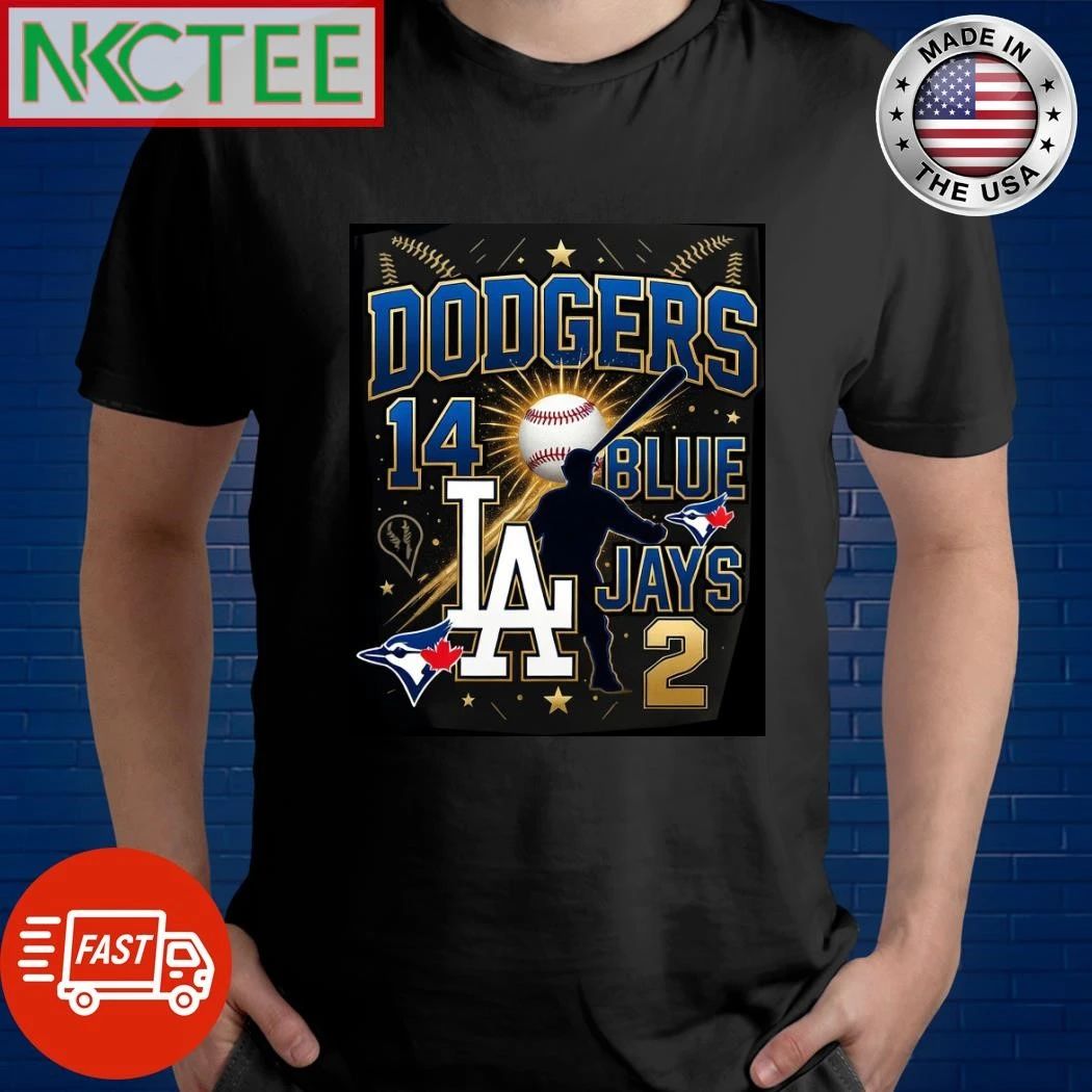 NKCtees Los Angeles Dodgers beat Toronto Blue Jays 14-2 shirt