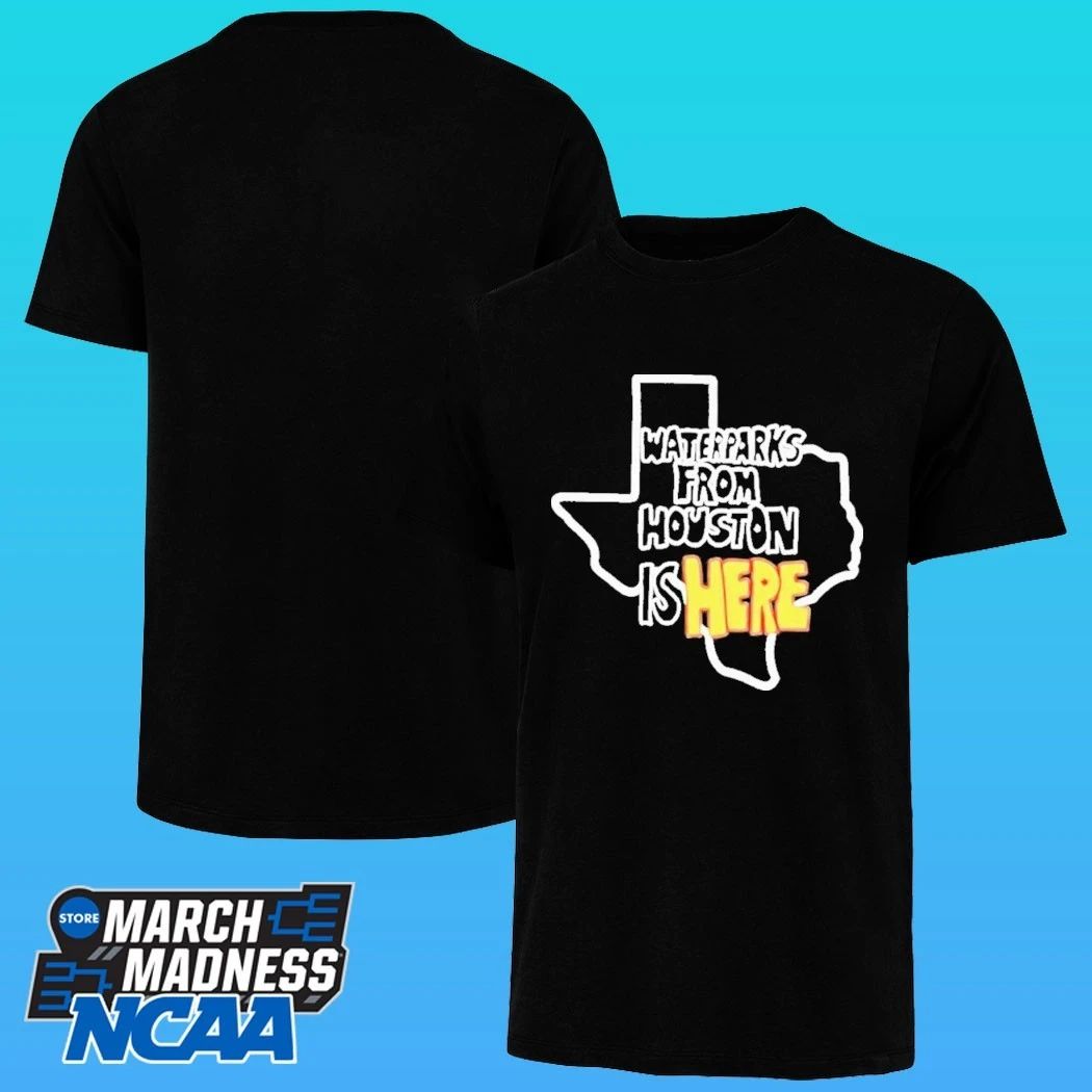 Water Parks From Houston Is Here Map Shirt