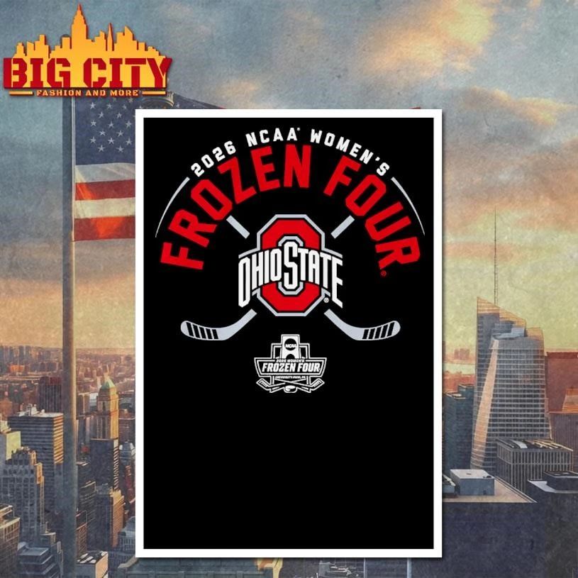 Ohio State Women’s Hockey 2026 Frozen Four Graphic Shirt