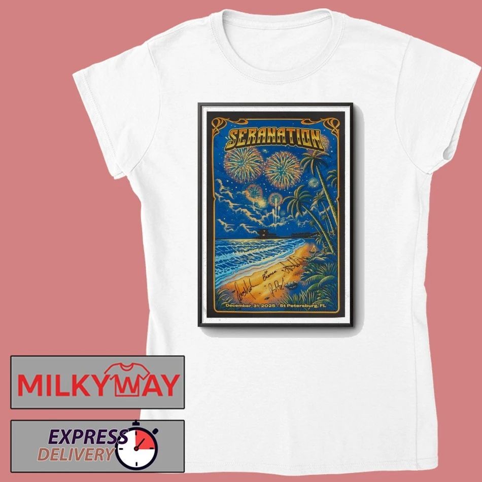 Seranation Dec 31 2025 ST. Petersburg Poster Signed shirt