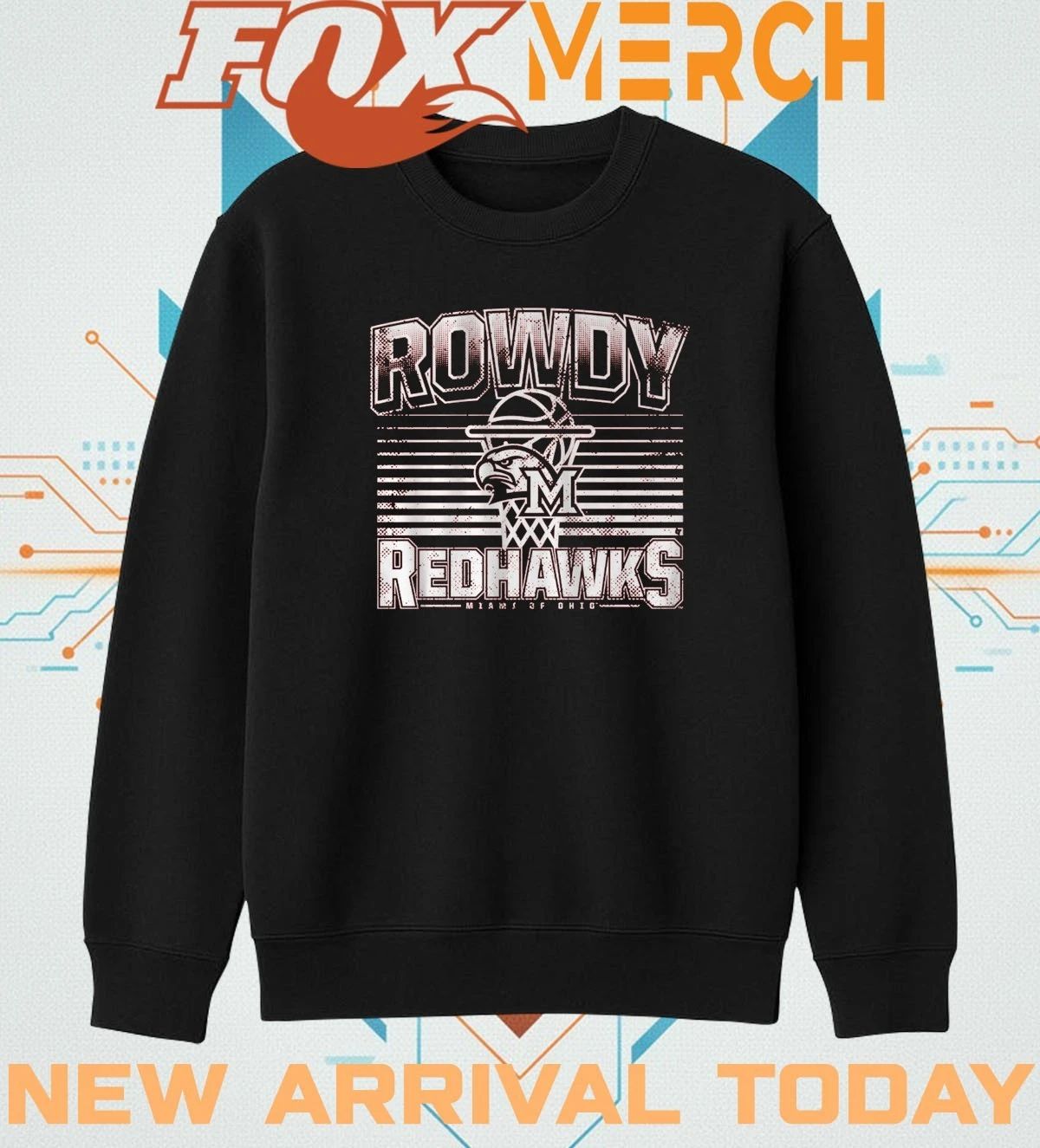 Miami OH Basketball Rowdy RedHawks t-shirt