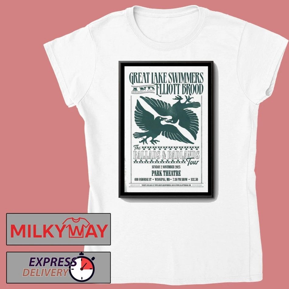 Great Lake Swimmers Winnipeg, MB, Canada Nov 02 2025 Poster shirt