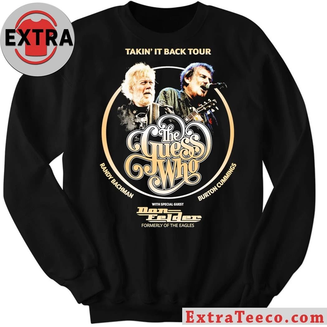 Original Randy Bachman And Burton Cummings Takin’ It Back Tour ock Canada The Guess Who Shirt