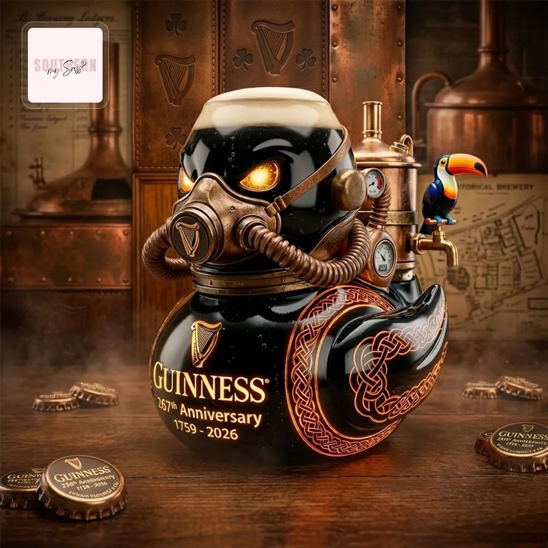Guinness 267th Anniversary Steampunk Rubber Duck