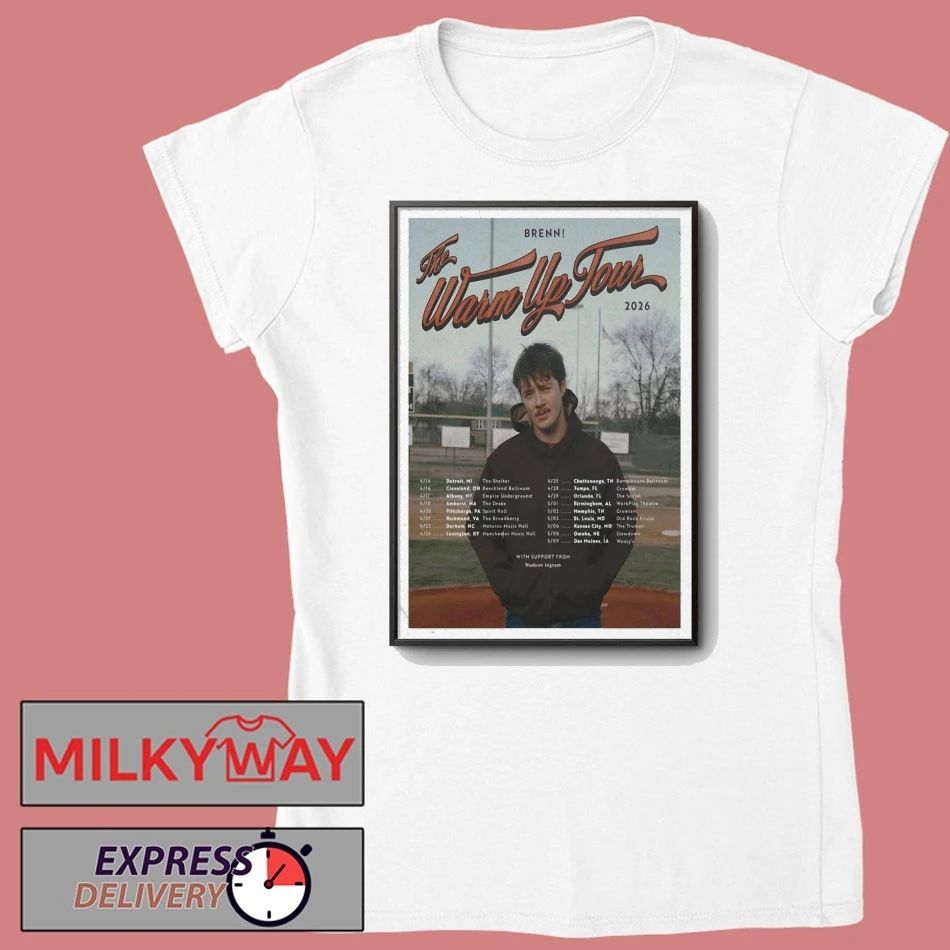 Brenn! 2026 The Warm Up Tour Poster shirt
