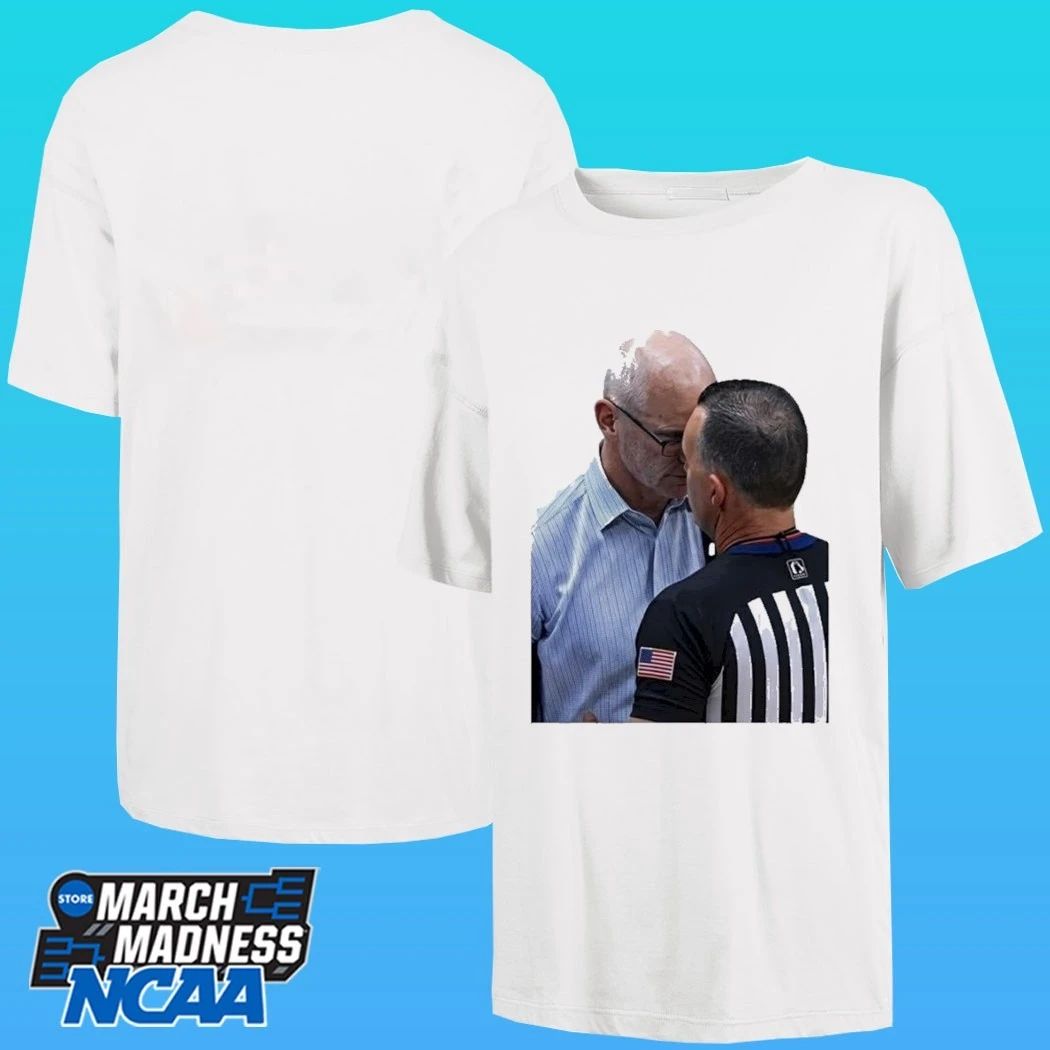 Dan Hurley Heated Moment Uconn Huskies Headbutt Vs Ref Basketball Shirt