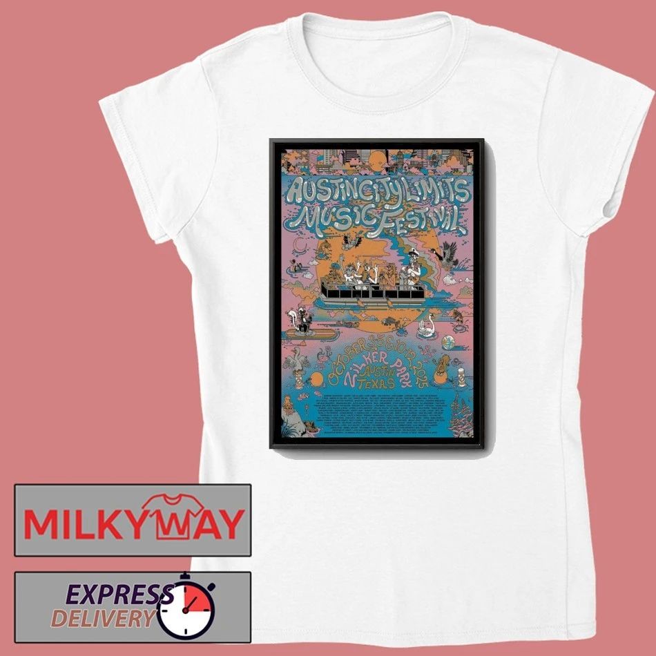 Austin City Limits Festival Zilker Park Austin TX October 2025 Poster shirt