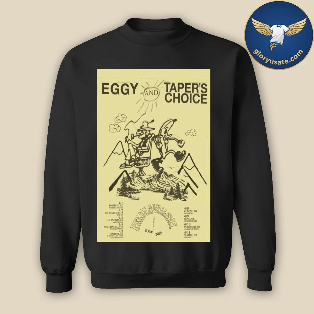 Eggy & Taper’s Choice April Tour 2026 Poster Shirt