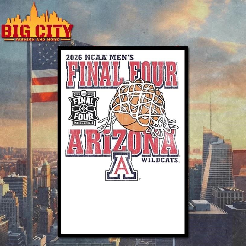 Vintage Arizona Wildcats 2026 Final Four College Shirt
