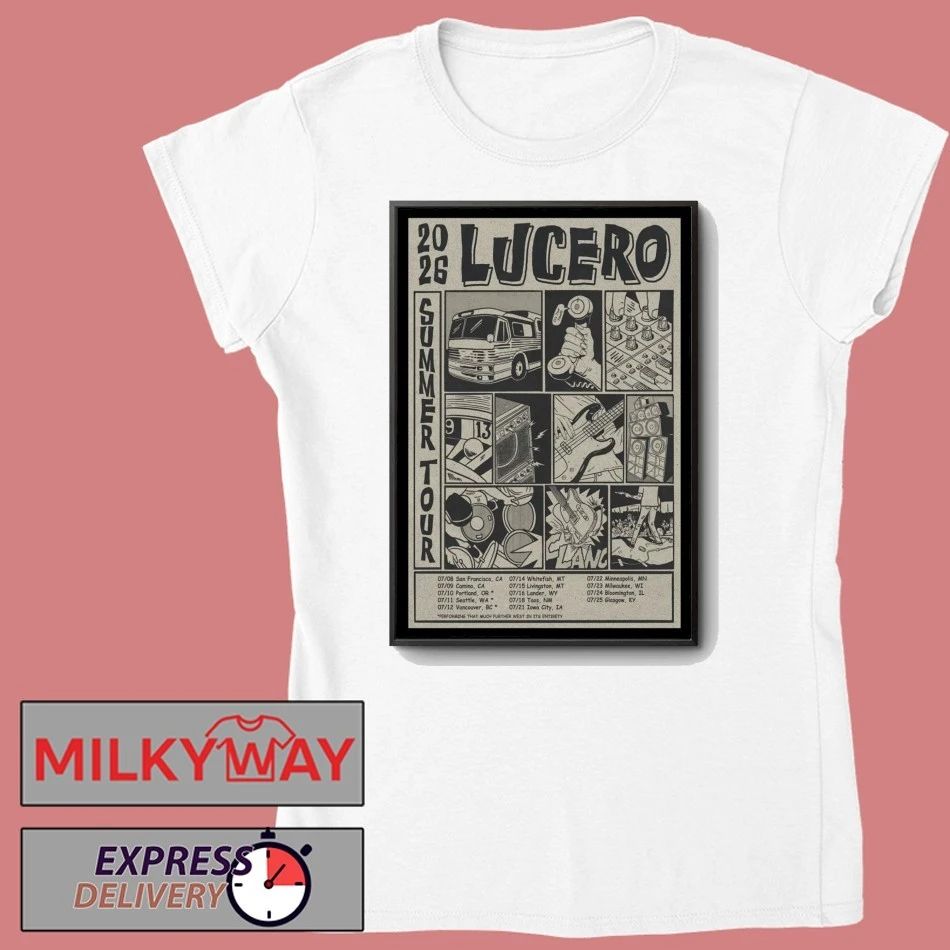 Lucero Music Summer Tour 2026 Poster shirt