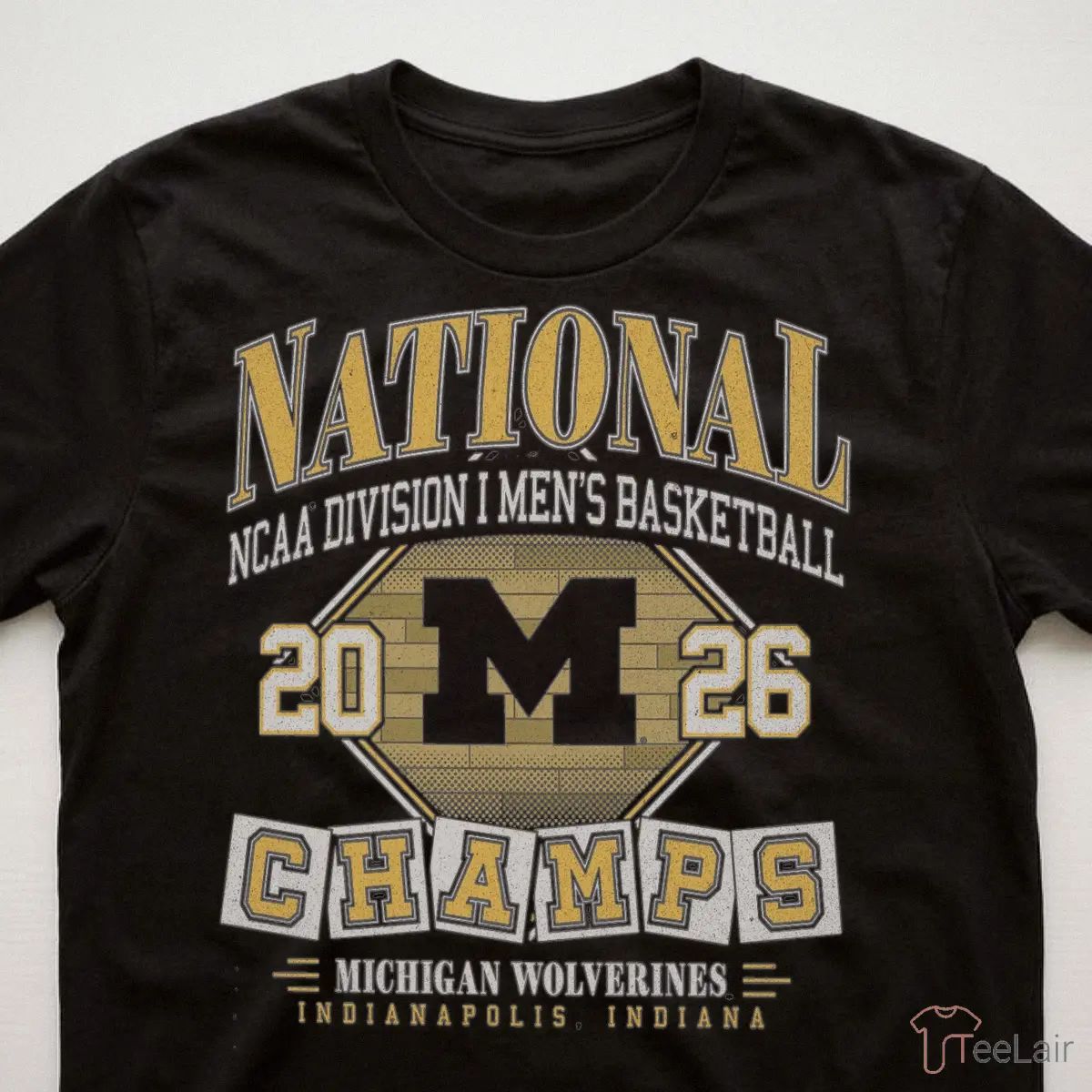 MICHIGAN WOLVERINES NCAA NATIONAL CHAMPIONS ’47 SCRUM T-Shirt