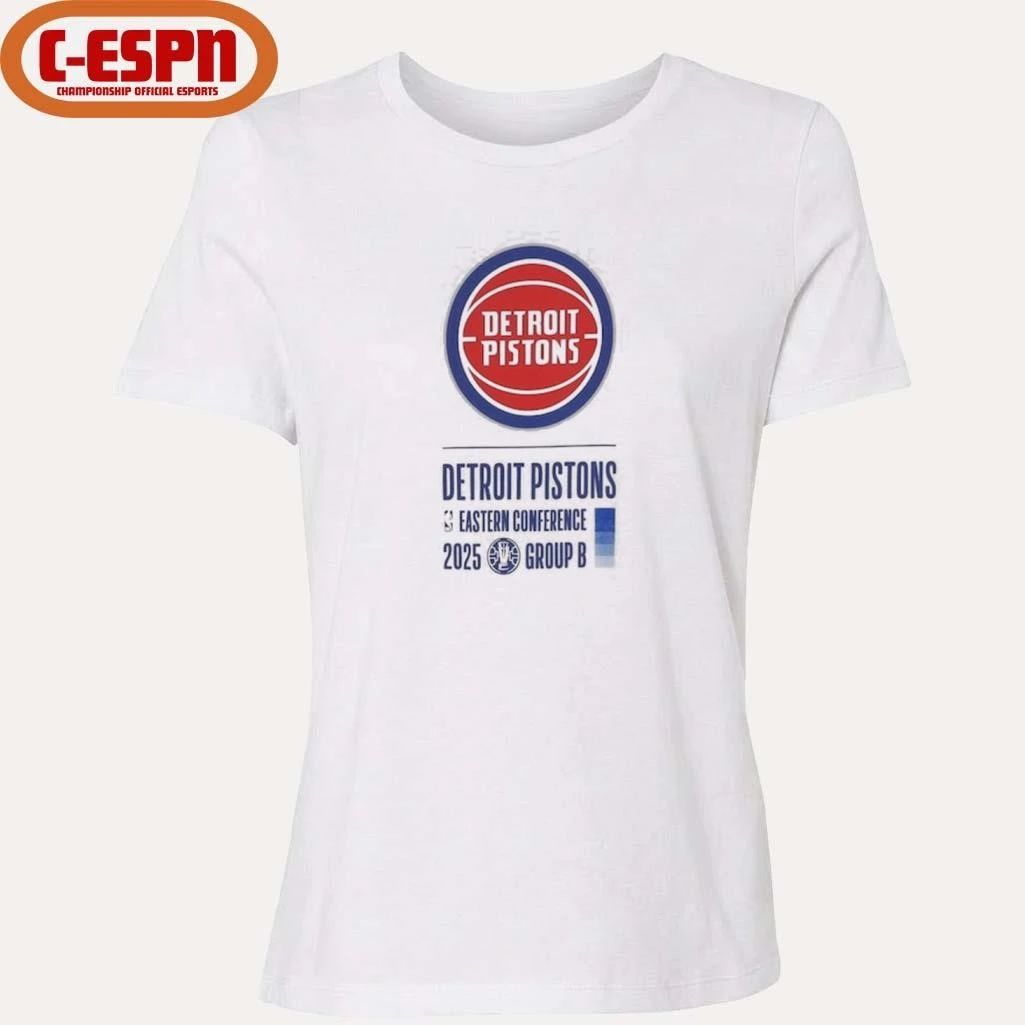 Detroit Pistons NBA Cup Eastern Conference Group B T-Shirt