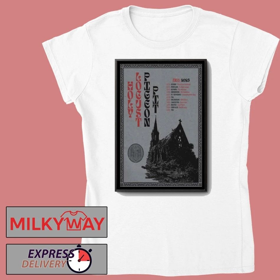 Pigeon Pit Fall Tour 2025 Poster shirt