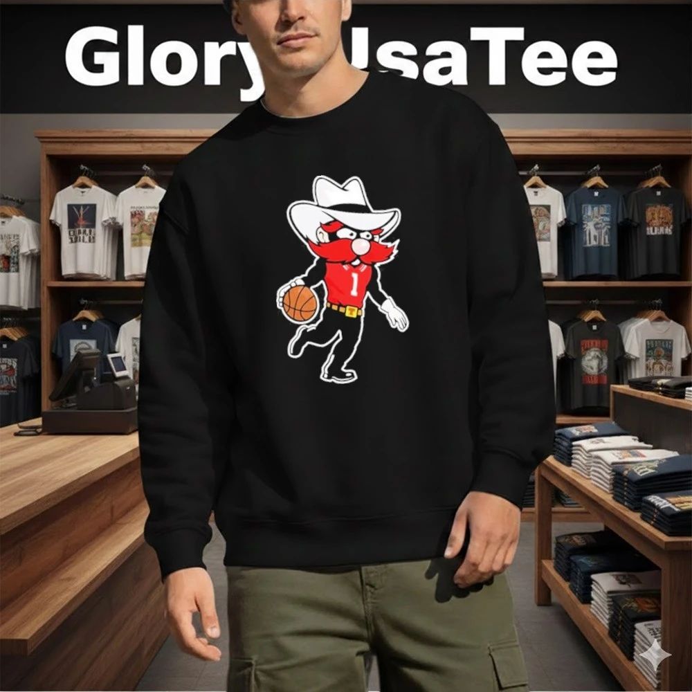 Grant McCasland Wears Raider Red Mascots Shirt
