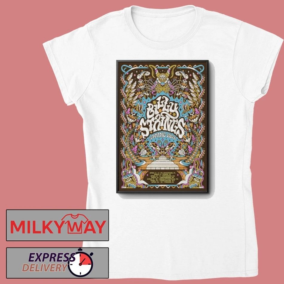 Billy Strings Spring April 2026 Tour Poster shirt