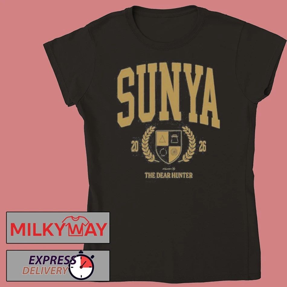 The Dear Hunter Sunya Collegiate Faded Black shirt