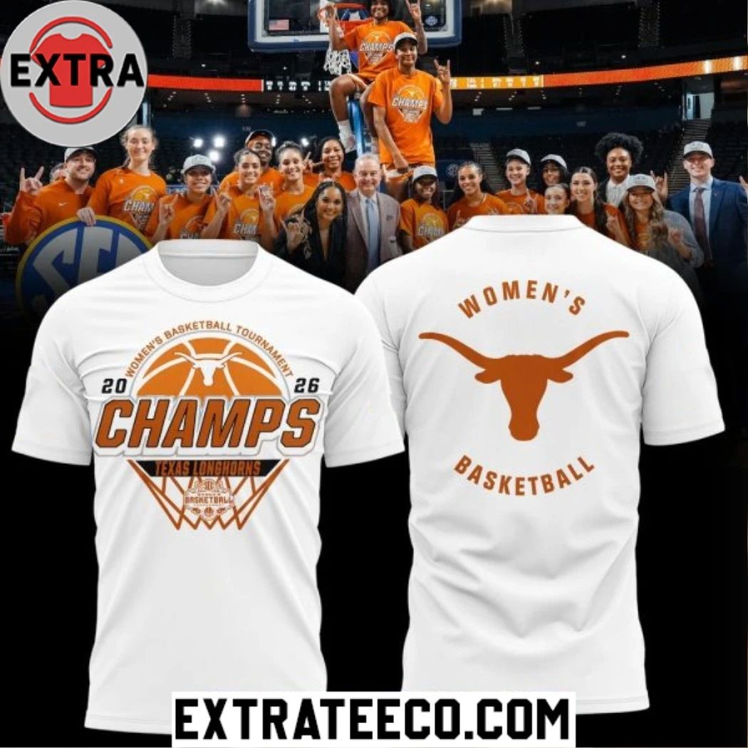 Original Texas Longhorns Champions 2026 White Logo Two Sided Shirt