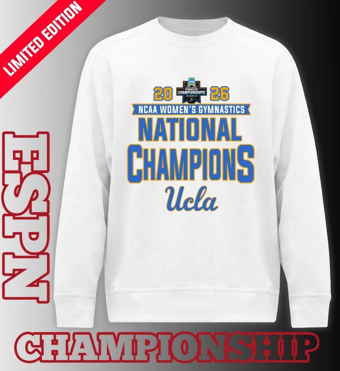 Ucla Bruins 2026 NCAA Women’s Gymnastics National Champions T-Shirt