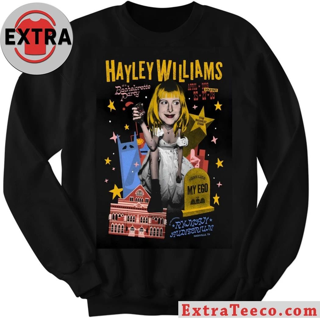 Hayley Williams April 25-28 2026 In Nashville TN Poster Shirt