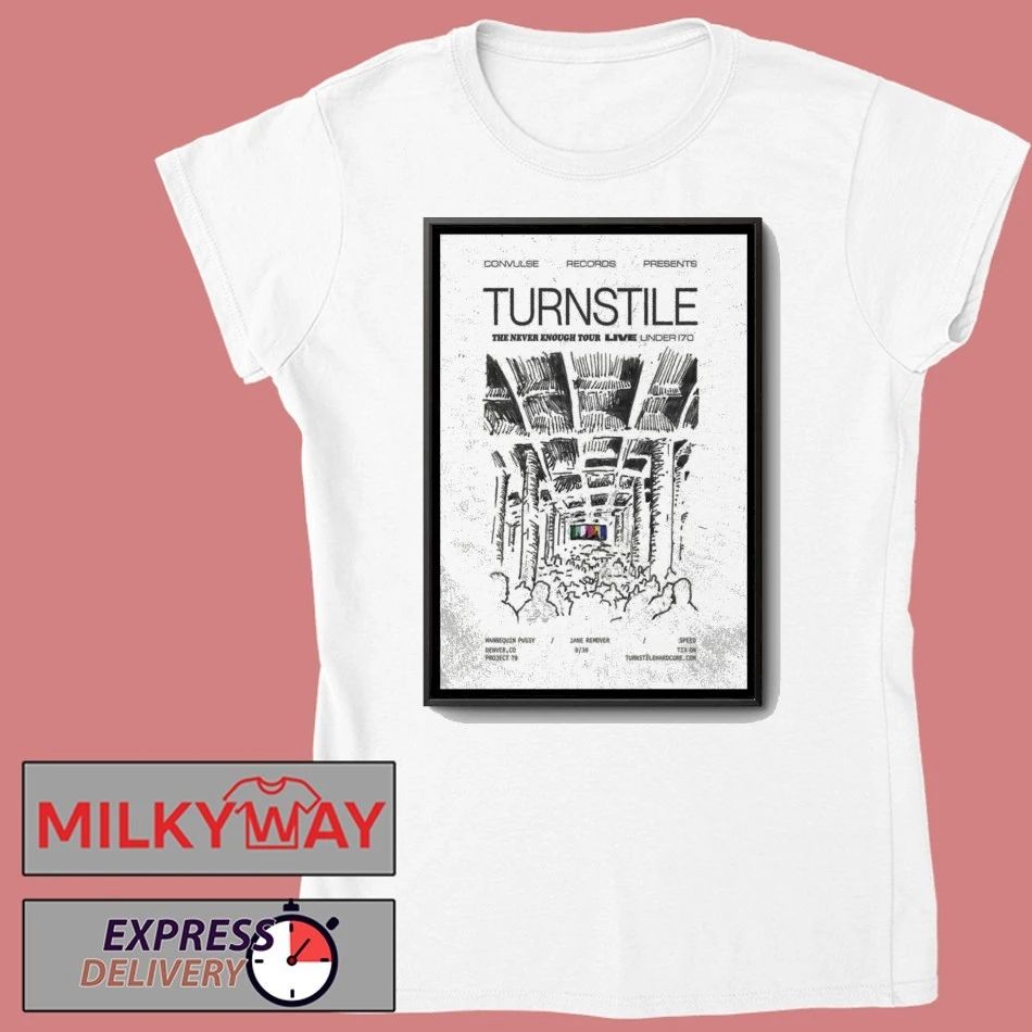 Turnstile Sept 30 2025 Denver CO Poster shirt