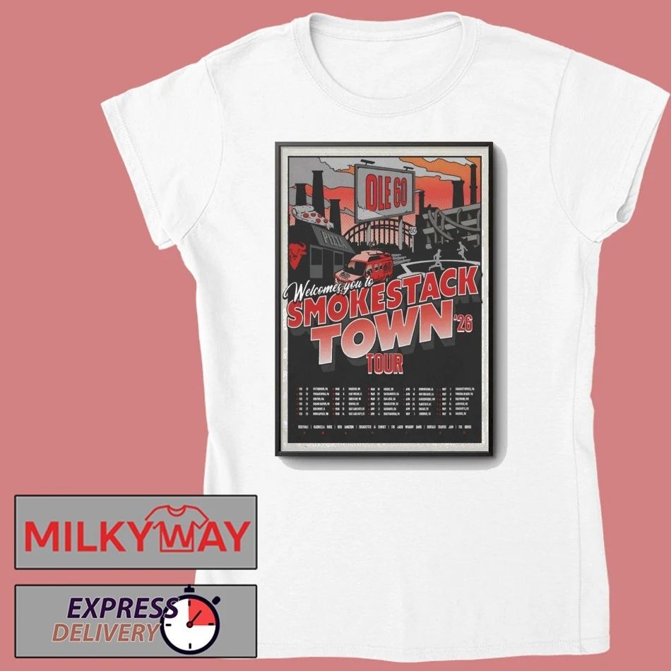 Ole 60 2026 SmokesTack Town Tour Poster shirt
