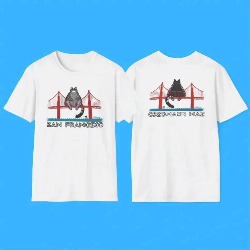B Kliban Cat San Francisco Bridge Ryan Gosling Shirt