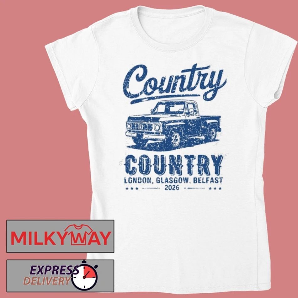 Country Pick Up White 2026 Shirt