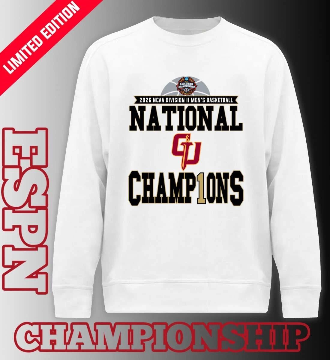 Gannon Golden Knights 2026 NCAA DII Men’s Basketball National Champions Locker Room T-Shirt