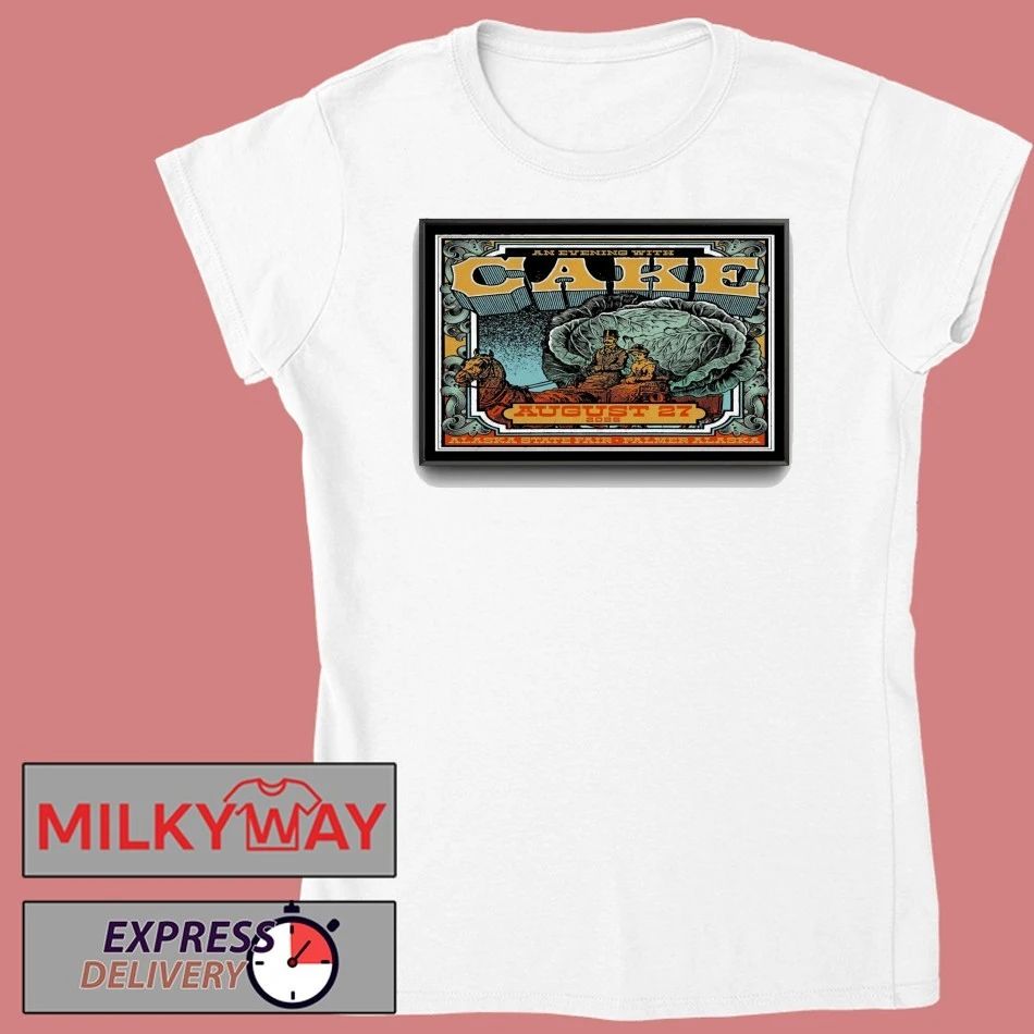Cake Palmer Borealis Theatre Aug 27, 2026 Poster shirt