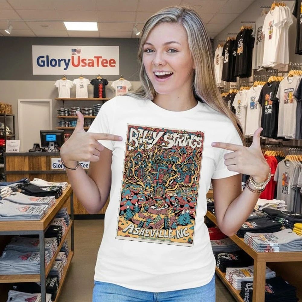 Asheville Poster Billy Strings 14.2-2026 Poster Shirt