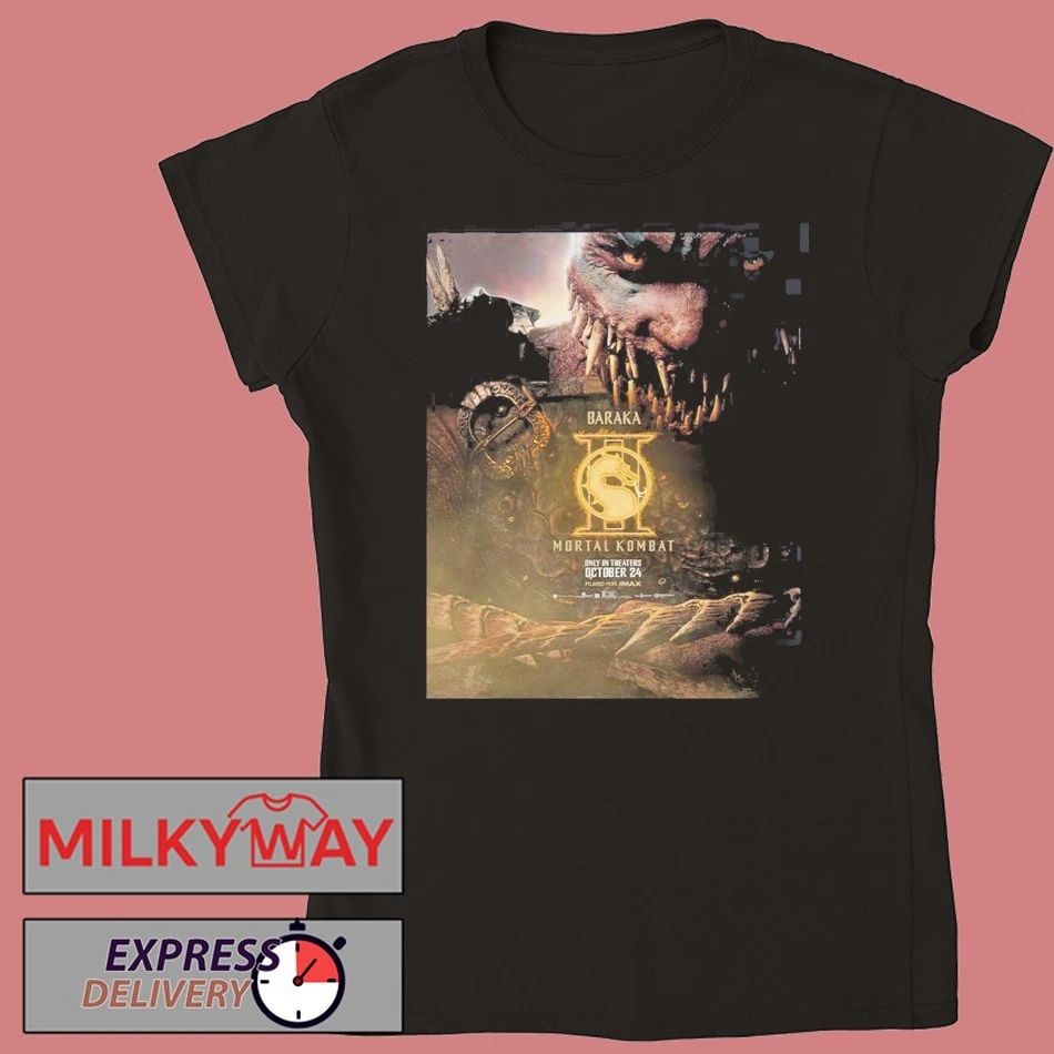 Mortal Kombat II Movie Exclusive Baraka Character Poster T-Shirt