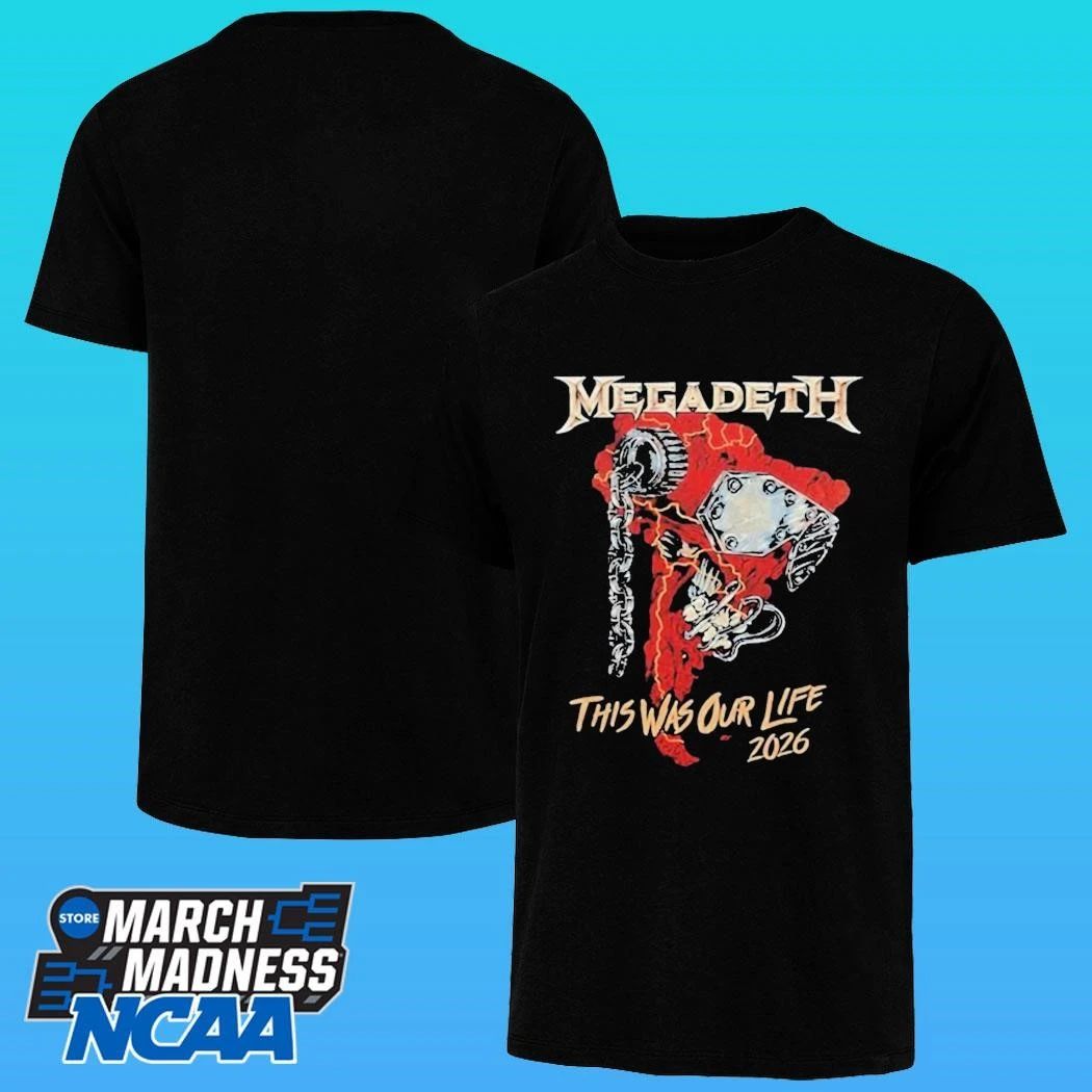 Megadeth This Was Our Life Tour 2026 Shirt