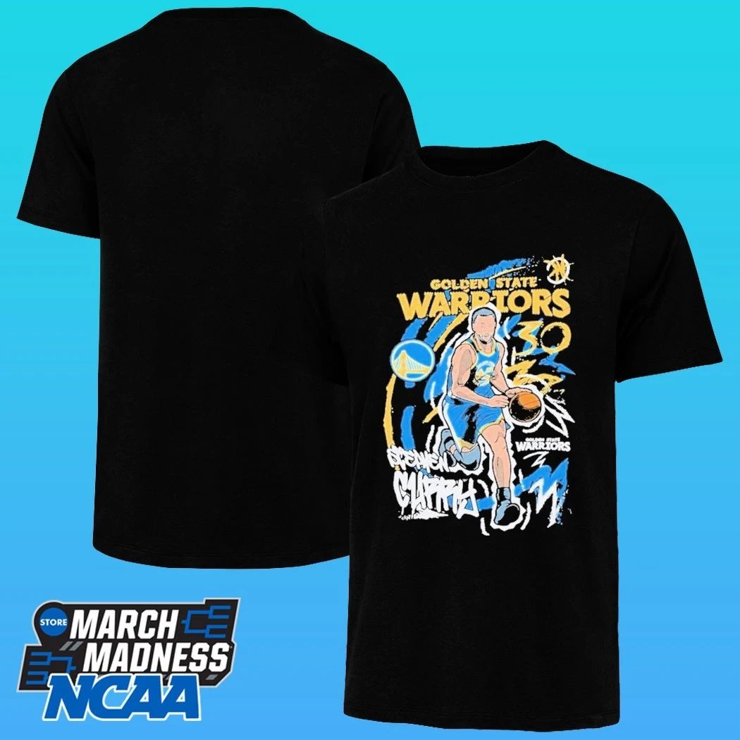Stephen Curry Golden State Warriors Black Chalked Up Shirt