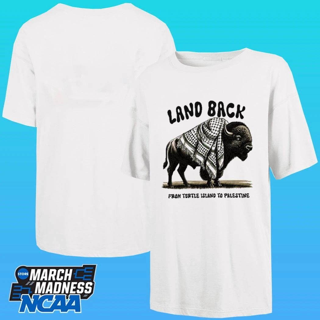 Land Back From Turtle Island To Palestine Shirt