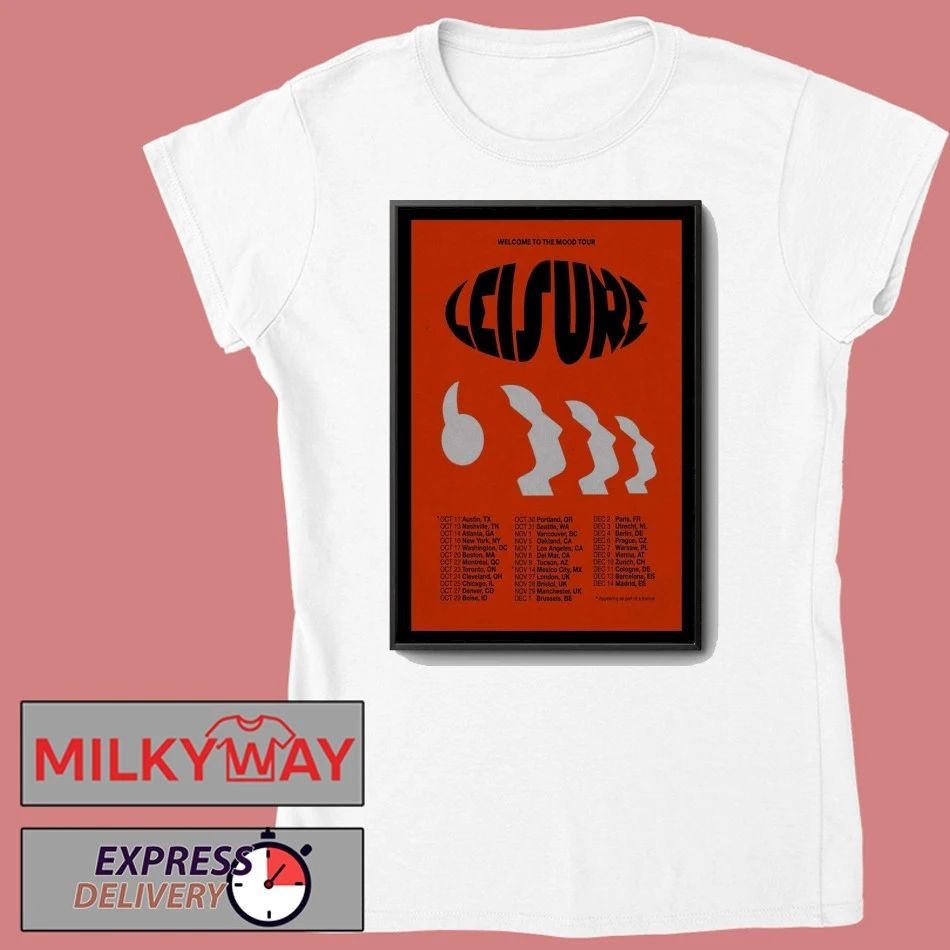Poster Leisure Band Welcome To The Mood Tour 2025 shirt