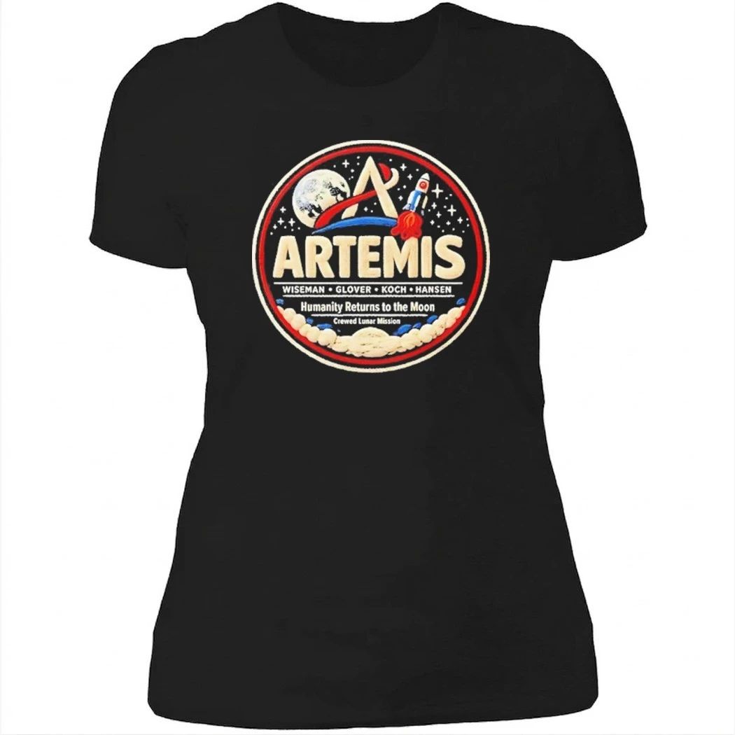 NASA Artemis II Back To The Moon 2026 Humanity Returns To The Moon Crewed Lunar Mission Shirt