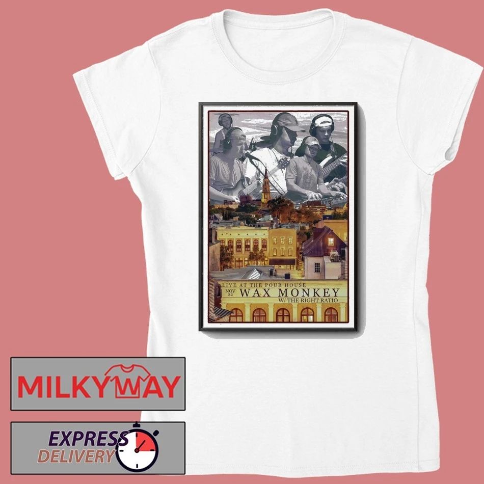 Wax Monkey Nov 22 2025 In Charleston SC Poster shirt
